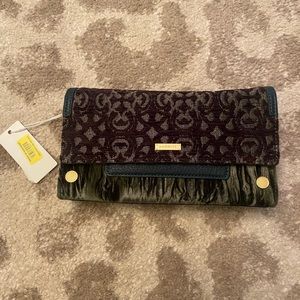 Hammitt AJ Crossbody Clutch Antique Atelier new with tags!  Blue green